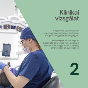 Fogászati góckutatás menete - klinikai vizsgálat - HerbaDENT